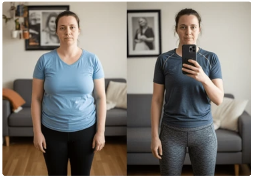 James's weight loss transformation with ColonBroom - before and after